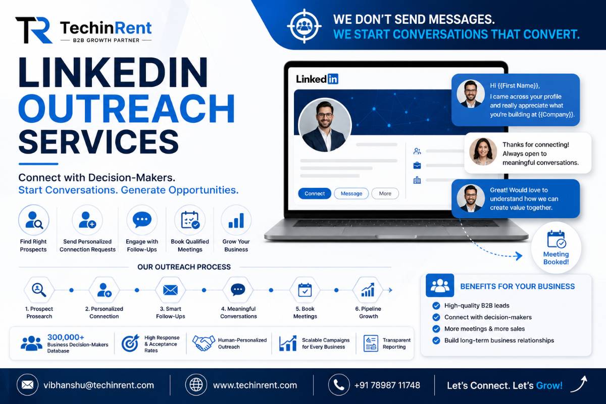 LinkedIn Outreach Services: Connect with Decision-Makers & Generate More Business