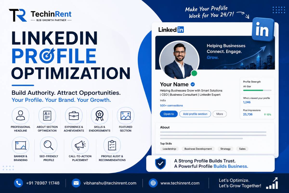 LinkedIn Profile Optimization Services to Attract More Clients & Recruiters