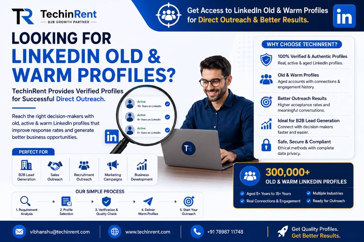 Unlock the Power of Warm LinkedIn Profiles for Direct Outreach with TechinRent